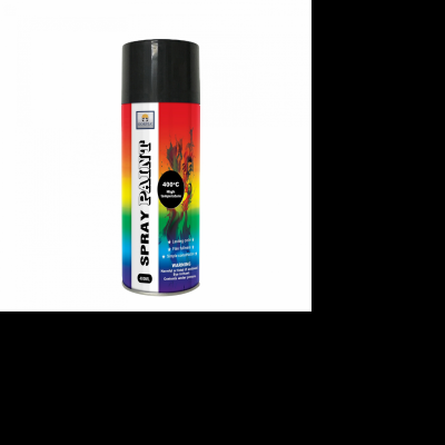 400ml Gloss Black Aerosol Spray Paint