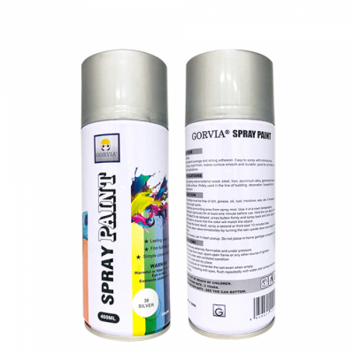 400ml Silver Color Acrylic Spray Paint